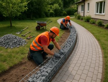 Габионы под ключ: сколько стоит с установкой и доставкой