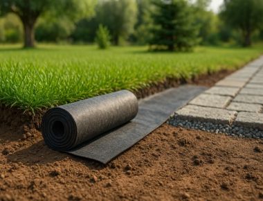 Роль геотекстиля в ландшафтном дизайне: Как создать прочные садовые дорожки и идеальные газоны.