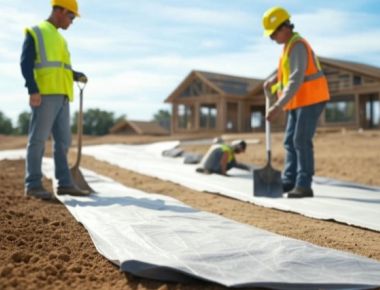 Применение объемной георешетки для укрепления откосов в коттеджном строительстве