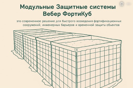 Модульные защитные системы Вебер ФортиКуб